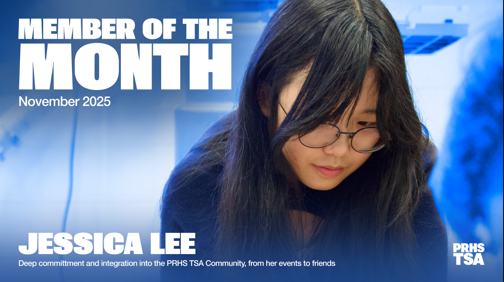 Jessica Lee Member of the Month flyer